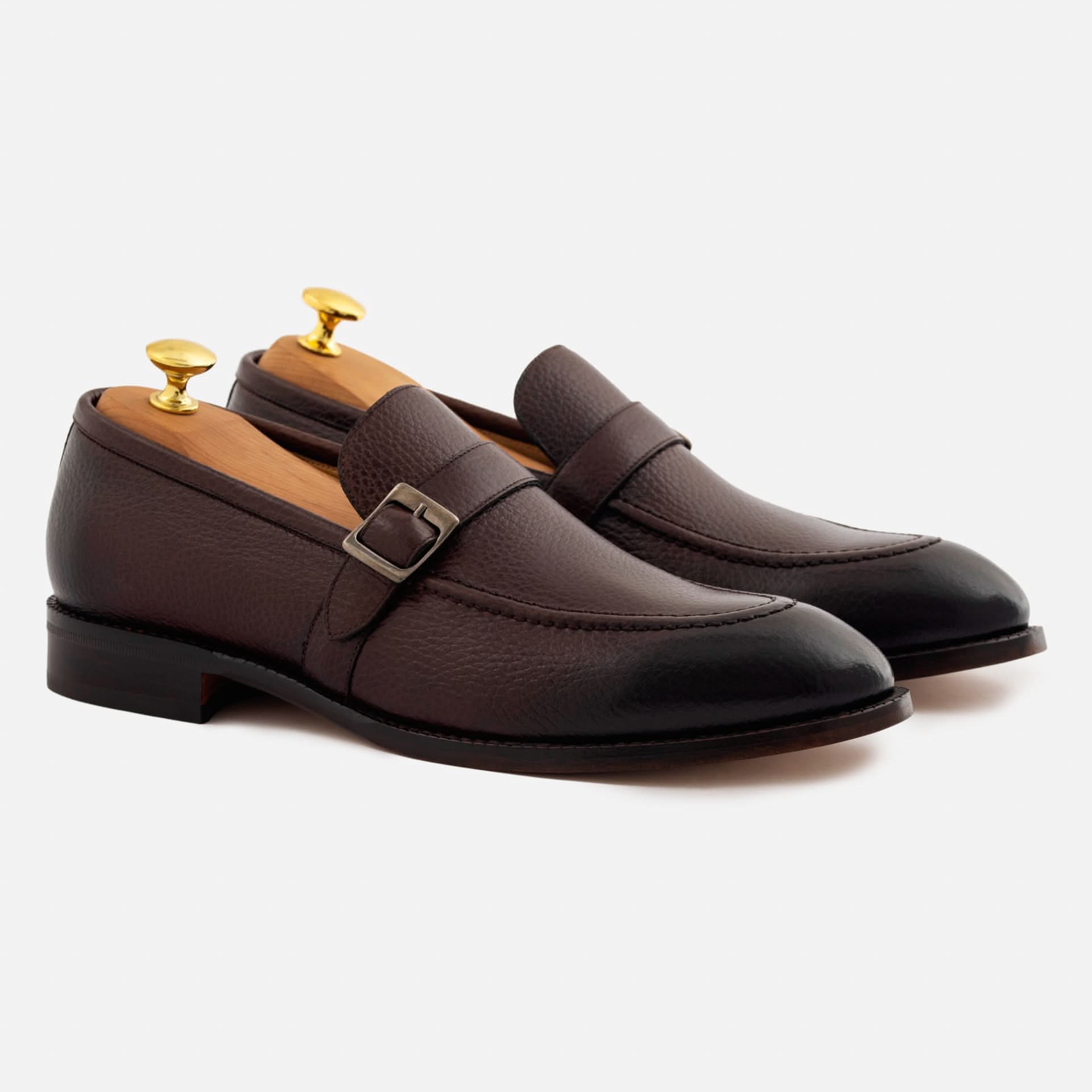 Archie Belted Loafer - Men’s  Pebbled Leather - Image 7