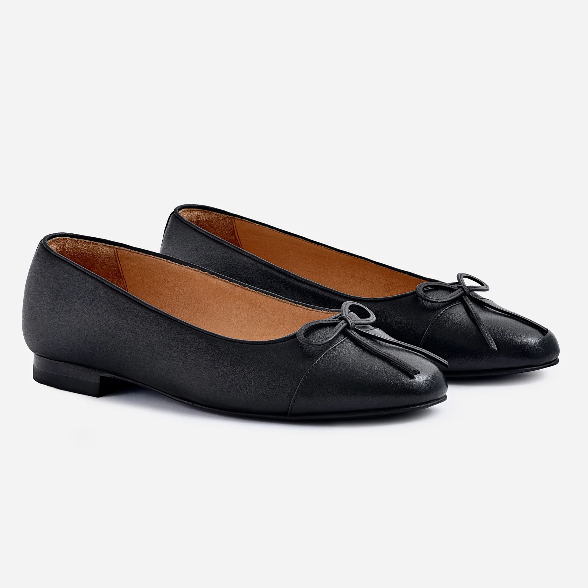 Mona Cap Toe Flats - Full Grain Leather - Women's - Image 6